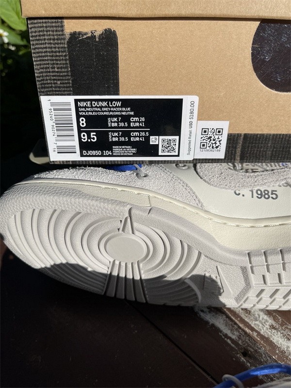 Authentic OFF-WHITE x Nike Dunk Low “The 50” DJ0950 104