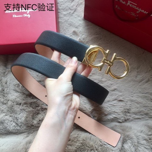 Super Perfect Quality Ferragamo Belts(100% Genuine Leather,steel Buckle)-1150