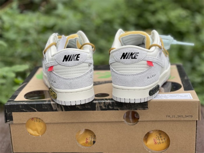 Authentic OFF-WHITE x Nike Dunk Low “The 50” DJ0950-105