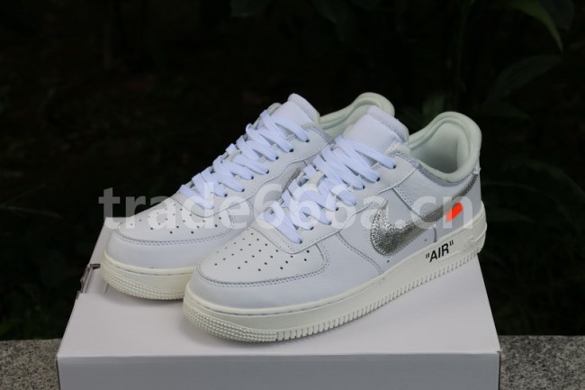 Authentic 2018 Off White x Moma Air Force 1 One Low White