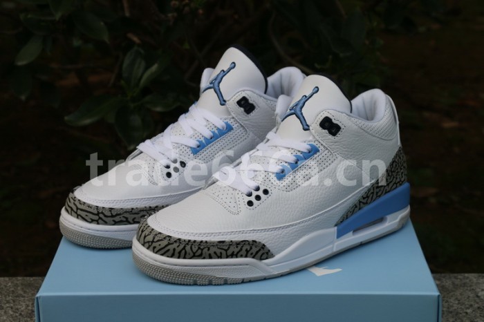 Authentic Air Jordan 3 “UNC” 2020