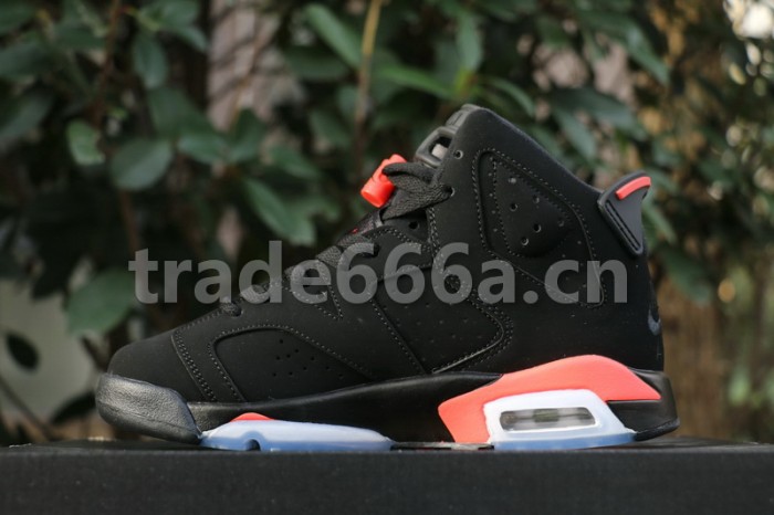 Authentic Air Jordan 6 “Black Infrared” Nike GS