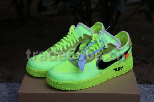 Authentic OFF-WHITE x Nike Air Force 1 “Volt”