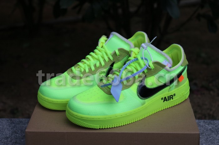 Authentic OFF-WHITE x Nike Air Force 1 “Volt”