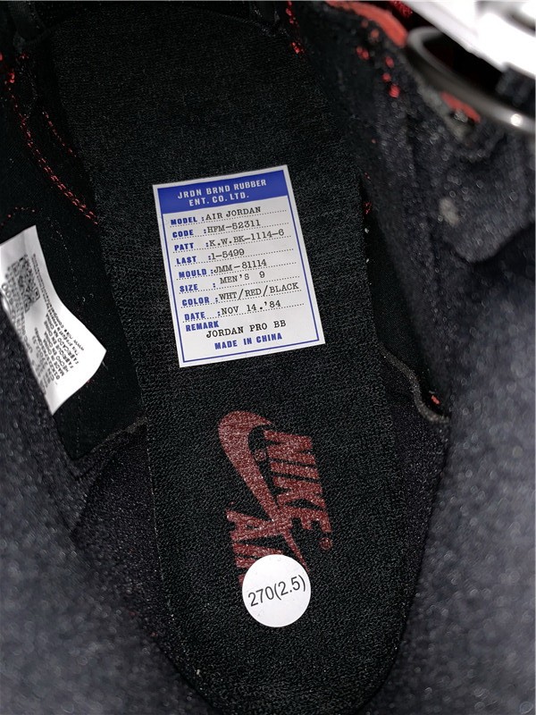 Authentic Air Jordan 1 Hi 85 “Varsity Red”