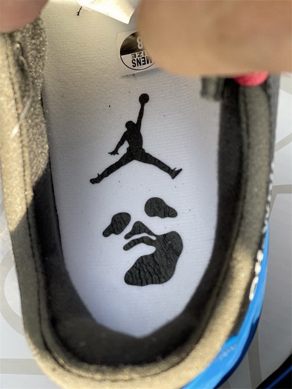 Authentic Off-White x Air Jordan 2 Low Black Blue (with correct boxes)