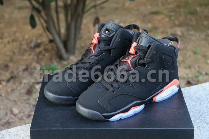 Authentic Air Jordan 6 “Black Infrared” Nike GS