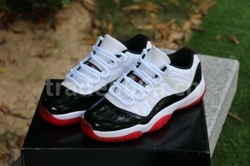 Authentic Air Jordan 11 Low “White Bred” Women Shoes