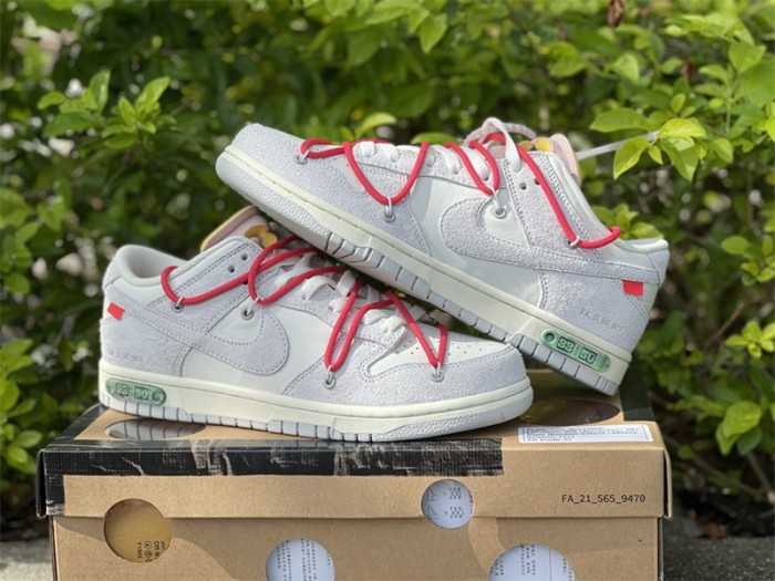 Authentic OFF-WHITE x Nike Dunk Low “The 50” DJ0950 118