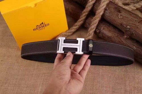Super Perfect Quality Hermes Belts(100% Genuine Leather,Reversible Steel Buckle)-049