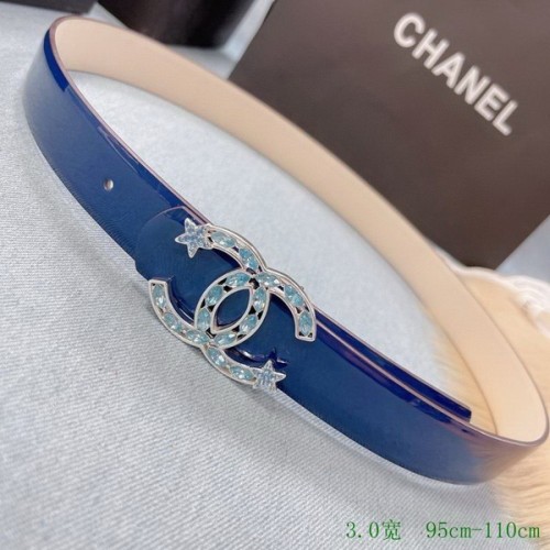 Super Perfect Quality CHNL Belts(100% Genuine Leather,steel Buckle)-216
