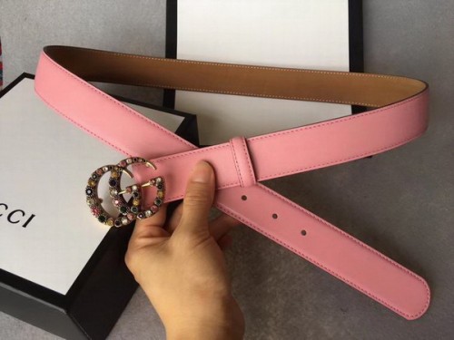 Super Perfect Quality G Belts(100% Genuine Leather,steel Buckle)-4402