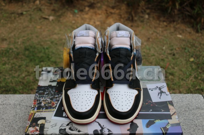 Authentic Union x Air Jordan 1 Retro High OG NRG White Red