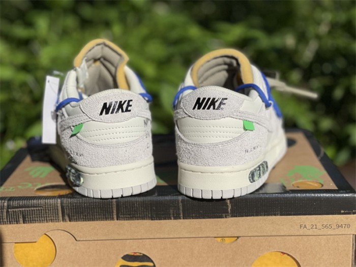 Authentic OFF-WHITE x Nike Dunk Low “The 50” DJ0950 104