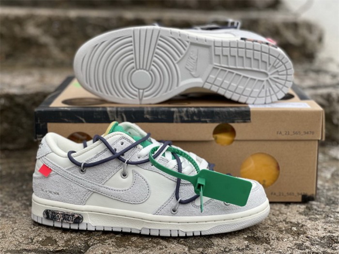 Authentic OFF-WHITE x Nike Dunk Low “The 50” DJ0950 115