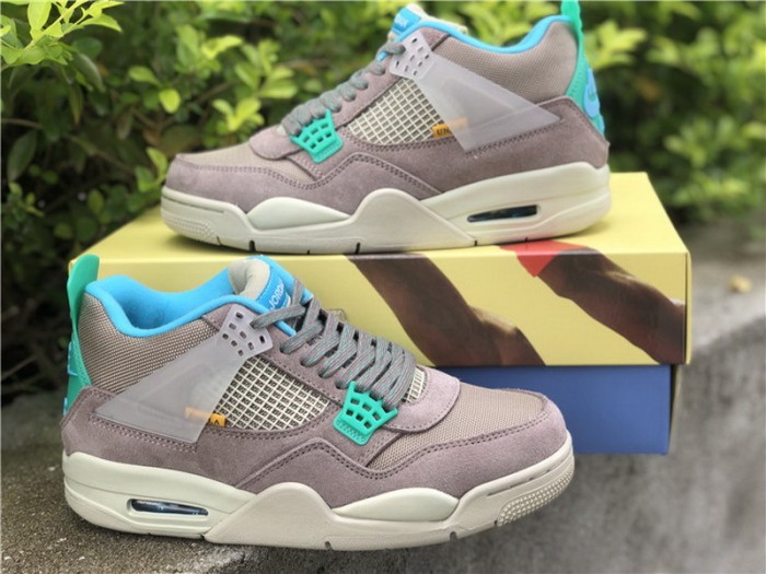 Authentic UNION x Air Jordan 4 Taupe Haze
