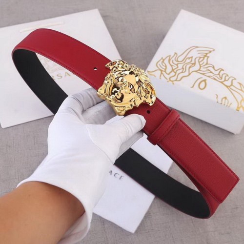 Super Perfect Quality Versace Belts(100% Genuine Leather,Steel Buckle)-584