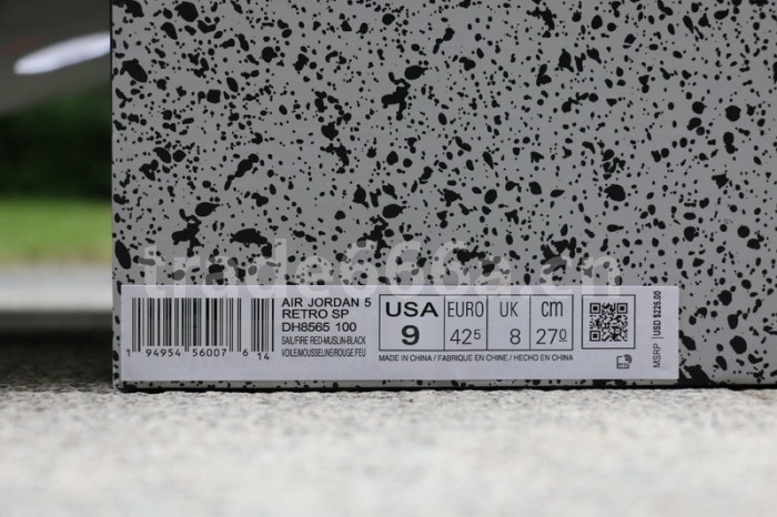 Authentic OFF-WHITE x Air Jordan 5 “Sail”