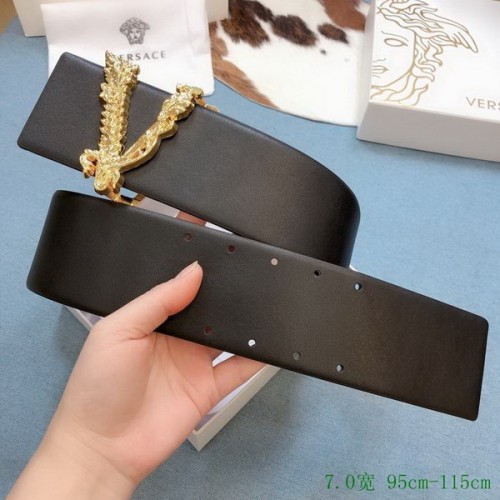 Super Perfect Quality Versace Belts(100% Genuine Leather,Steel Buckle)-786