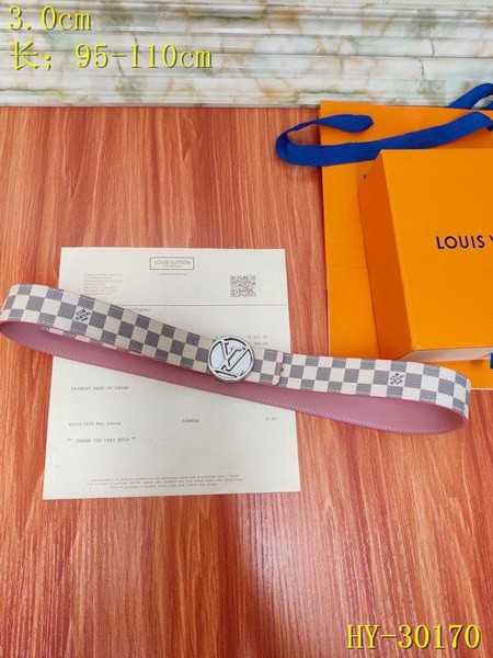 Super Perfect Quality LV women Belts(100% Genuine Leather,Steel Buckle)-243