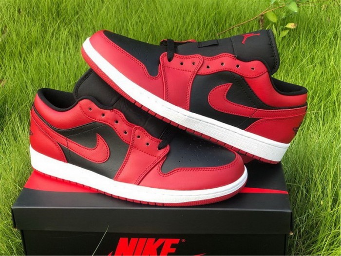 Authentic Air Jordan 1 Low OG Bred