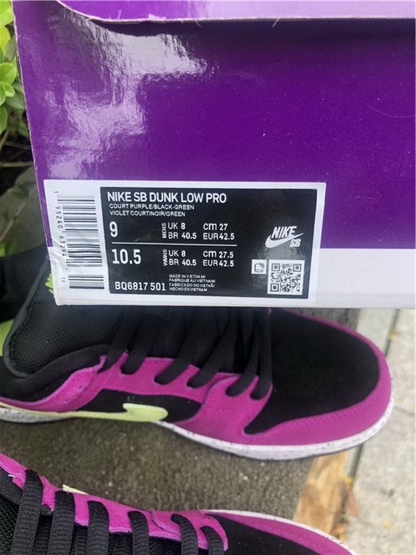 Authentic Nike SB Dunk Low“Red Plum”