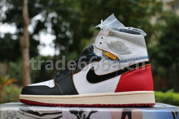 Authentic Union x Air Jordan 1 Retro High OG NRG White Red