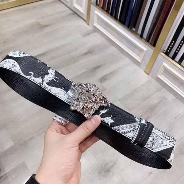 Super Perfect Quality Versace Belts(100% Genuine Leather,Steel Buckle)-574