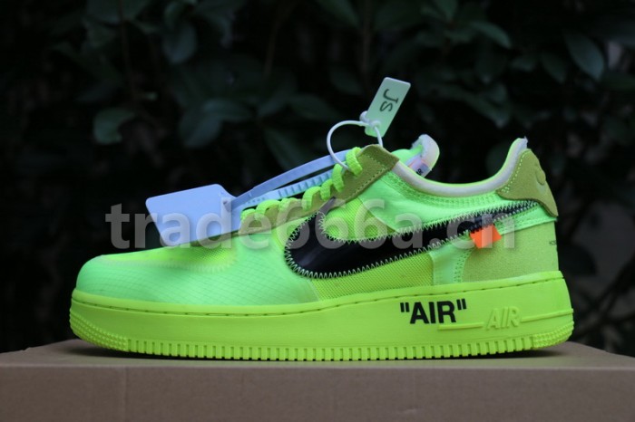Authentic OFF-WHITE x Nike Air Force 1 “Volt”