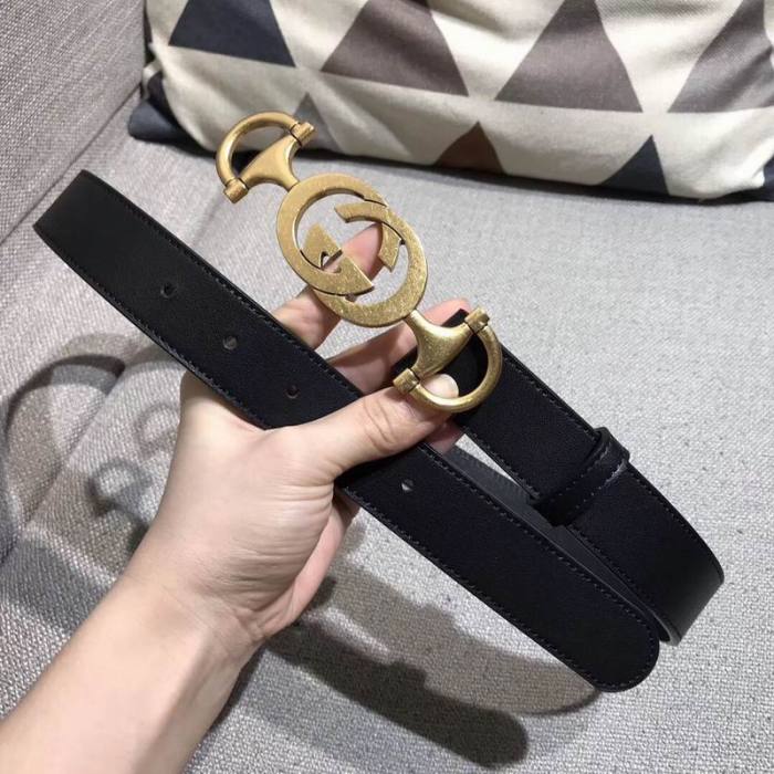 Super Perfect Quality G women Belts(100% Genuine Leather,steel Buckle)-429