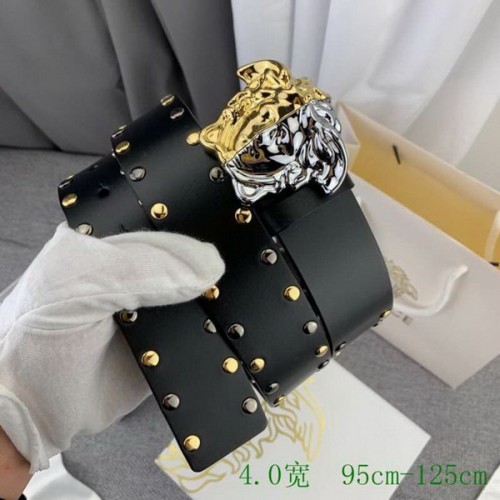 Super Perfect Quality Versace Belts(100% Genuine Leather,Steel Buckle)-678