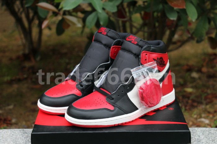 Authentic Air Jordan 1 Retro High OG “Bred Toe”