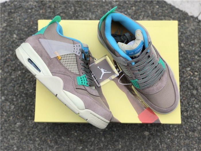 Authentic UNION x Air Jordan 4 Taupe Haze