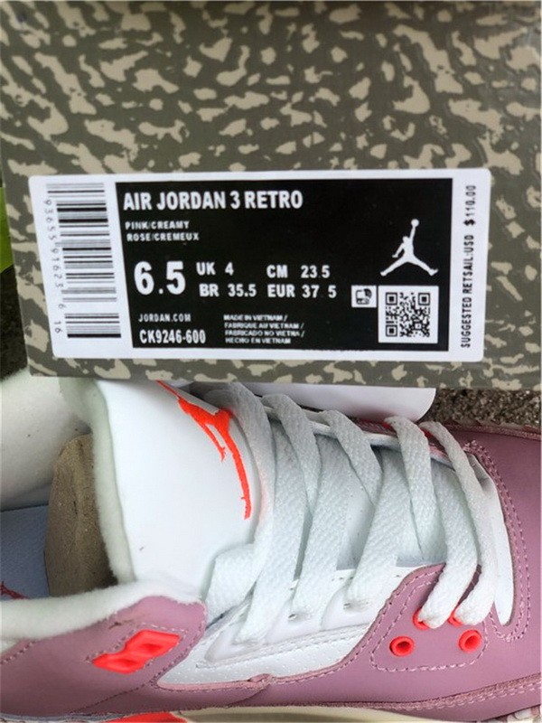 Authentic Air Jordan 3 WMNS “Rust Pink”