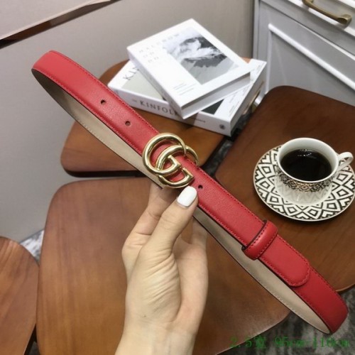 Super Perfect Quality G Belts(100% Genuine Leather,steel Buckle)-3272