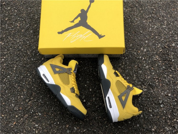 Authentic Air Jordan 4 “Lightning”