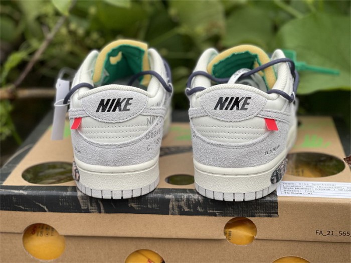 Authentic OFF-WHITE x Nike Dunk Low “The 50” DJ0950 115