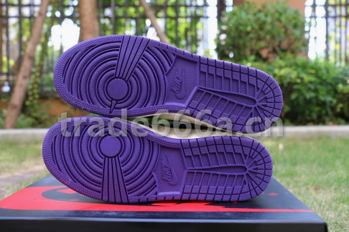Authentic Air Jordan 1 “Court Purple”GS