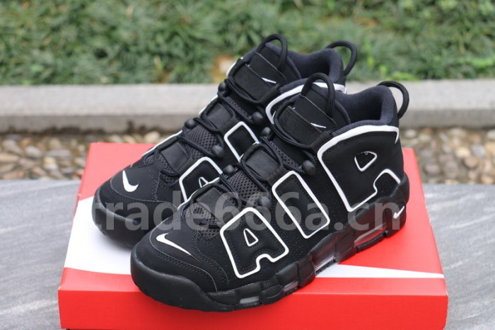 Authentic Nike More Uptempo “Black/White”