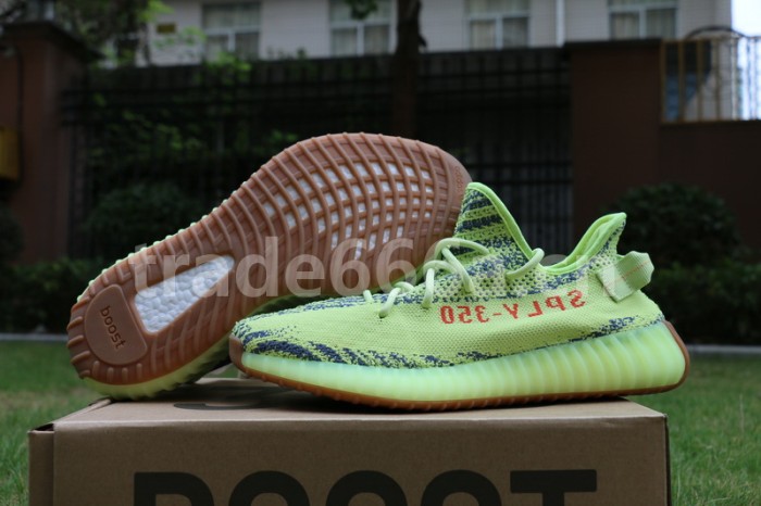Authentic AD Yeezy 350 Boost V2 “Semi Frozen Yellow”