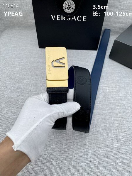 Super Perfect Quality Versace Belts(100% Genuine Leather,Steel Buckle)-601