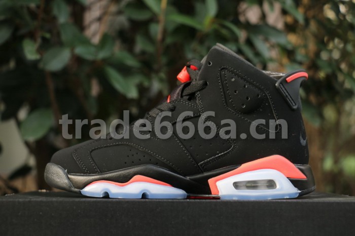 Authentic Air Jordan 6 “Black Infrared” Nike GS