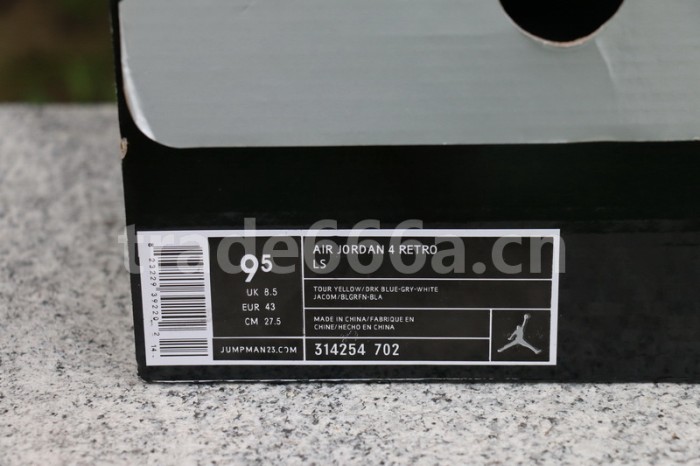 Authentic Air Jordan 4 “Lightning” 2018