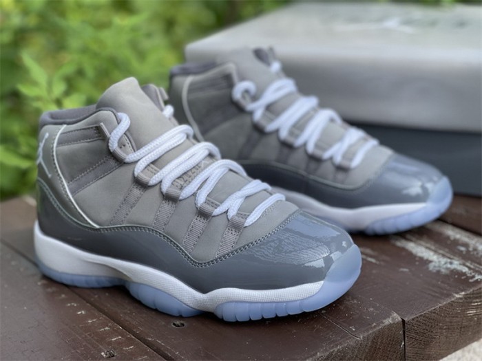 Authentic Air Jordan 11 Cool Grey 2021 GS
