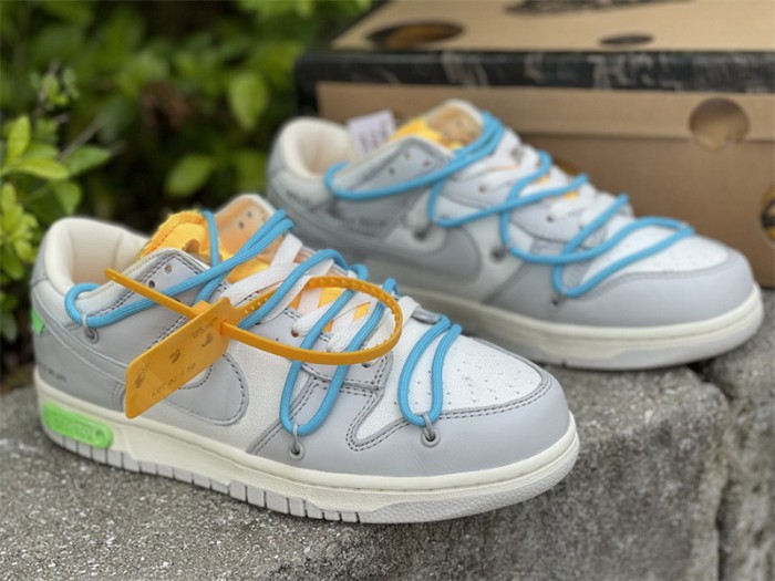 Authentic OFF-WHITE x Nike Dunk Low “The 50” DM1602 115