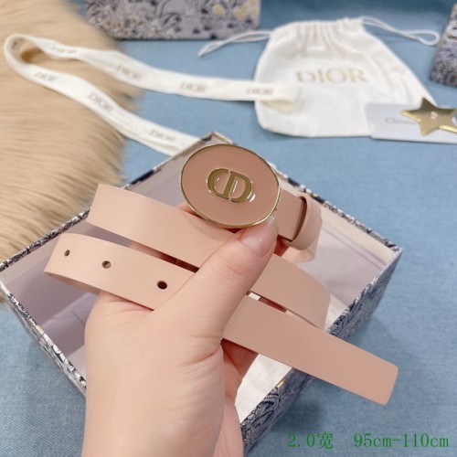 Super Perfect Quality Dior Belts(100% Genuine Leather,steel Buckle)-897