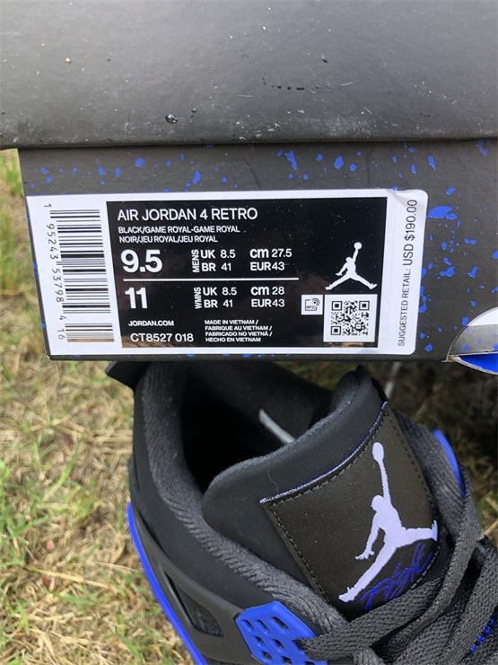 Authentic Air Jordan 4 “Blue Thunder”