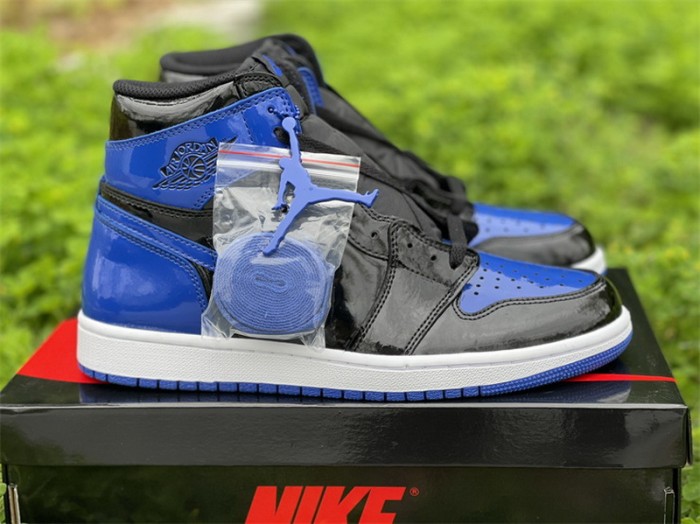 Authentic Air Jordan 1 Royal Patent