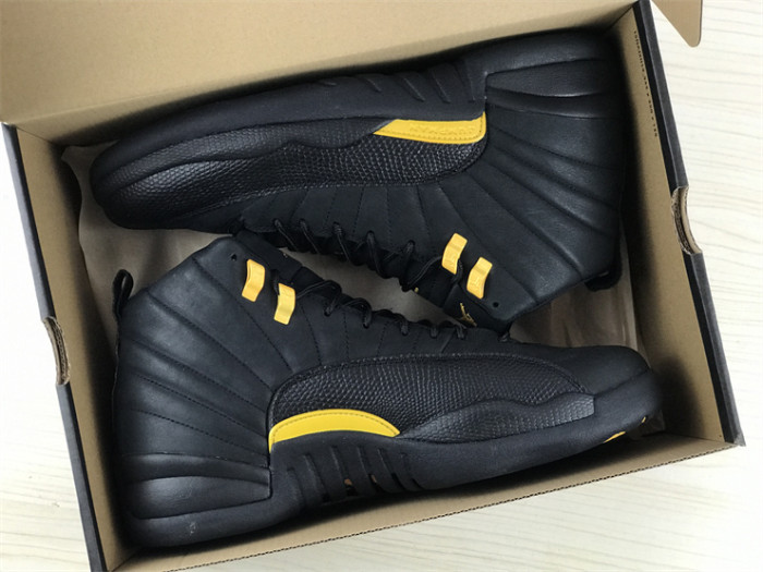 Authentic Air Jordan 12 “Black Taxi”