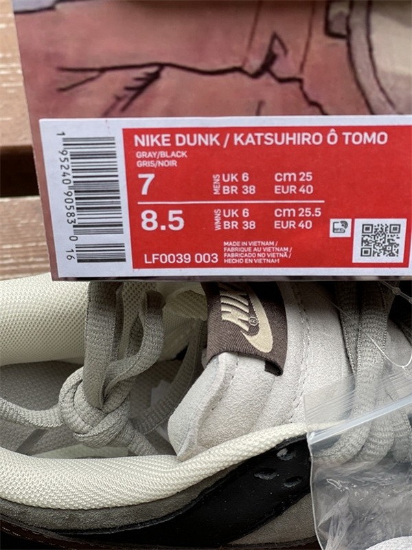 Authentic Otomo Katsuhiro x NK SB Dunk Low Steamboy OST PG Grey